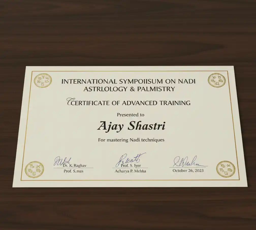 Astrology Certificate 3