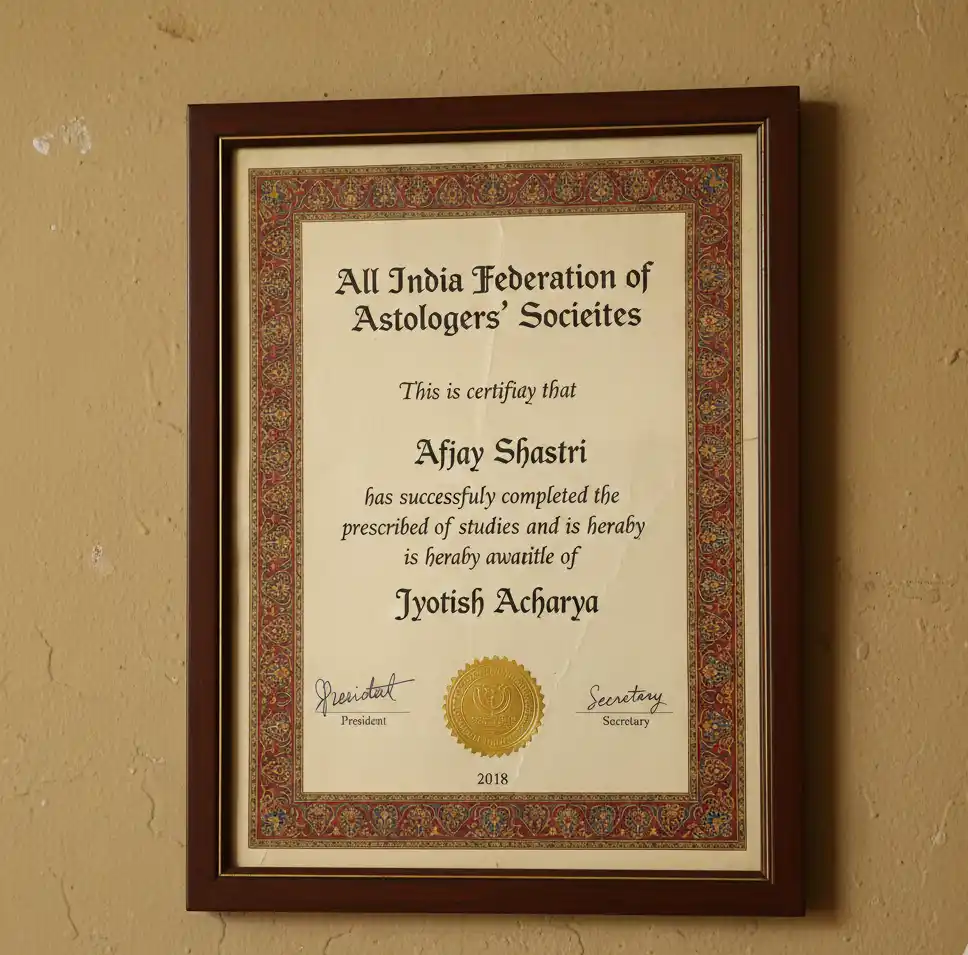 Astrology Certificate 5